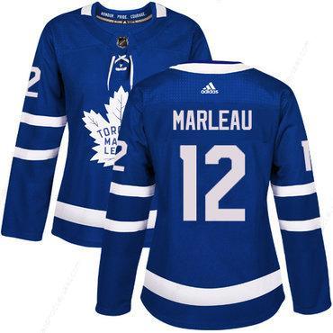 Adidas Toronto Maple Leafs #12 Patrick Marleau Blue Home Authentic Women’s Stitched NHL Jersey