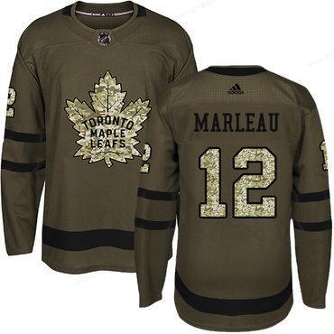 Adidas Toronto Maple Leafs #12 Patrick Marleau Green Salute To Service Stitched Youth NHL Jersey