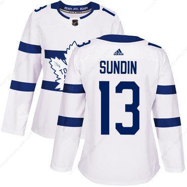 Adidas Toronto Maple Leafs #13 Mats Sundin White Authentic 2018 Stadium Series Women’s Stitched NHL Jersey