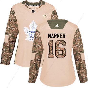 Adidas Toronto Maple Leafs #16 Mitchell Marner Camo Authentic 2017 Veterans Day Women’s Stitched NHL Jersey