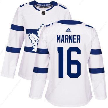 Adidas Toronto Maple Leafs #16 Mitchell Marner White Authentic 2018 Stadium Series Women’s Stitched NHL Jersey