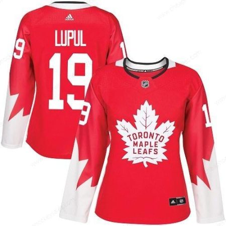 Adidas Toronto Maple Leafs #19 Joffrey Lupul Red Team Canada Authentic Women’s Stitched NHL Jersey