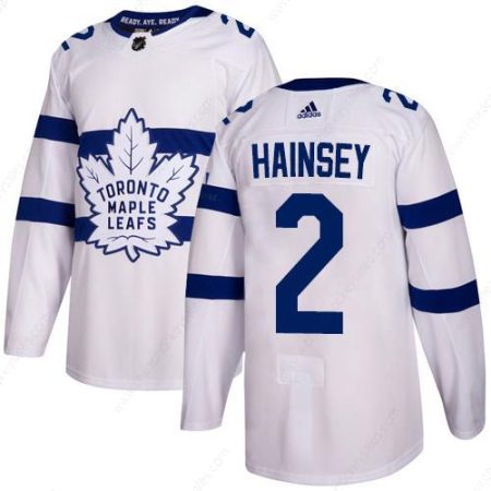 Adidas Toronto Maple Leafs #2 Ron Hainsey White Authentic 2018 Stadium Series Stitched NHL Jersey