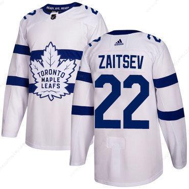 Adidas Toronto Maple Leafs #22 Nikita Zaitsev White Authentic 2018 Stadium Series Stitched NHL Jersey