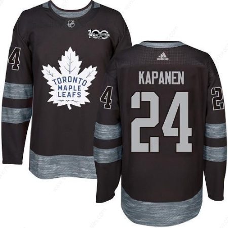 Adidas Toronto Maple Leafs #24 Kasperi Kapanen Black 1917-2017 100Th Anniversary NHL Men’s Jersey