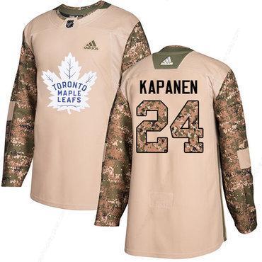 Adidas Toronto Maple Leafs #24 Kasperi Kapanen Veterans Day Practice Camo NHL Men’s Jersey