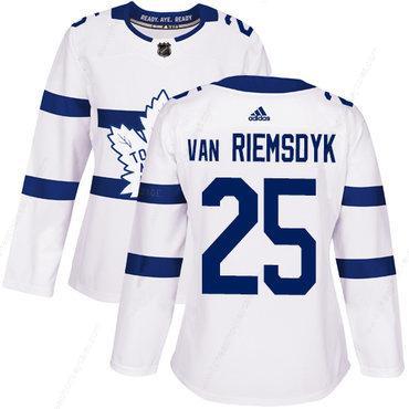 Adidas Toronto Maple Leafs #25 James Van Riemsdyk White Authentic 2018 Stadium Series Women’s Stitched NHL Jersey