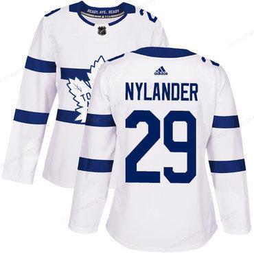 Adidas Toronto Maple Leafs #29 William Nylander White Authentic 2018 Stadium Series Women’s Stitched NHL Jersey