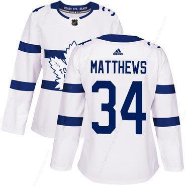 Adidas Toronto Maple Leafs #34 Auston Matthews White Authentic 2018 Stadium Series Women’s Stitched NHL Jersey