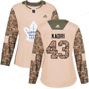 Adidas Toronto Maple Leafs #43 Nazem Kadri Camo Authentic 2017 Veterans Day Women’s Stitched NHL Jersey