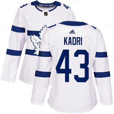 Adidas Toronto Maple Leafs #43 Nazem Kadri White Authentic 2018 Stadium Series Women’s Stitched NHL Jersey