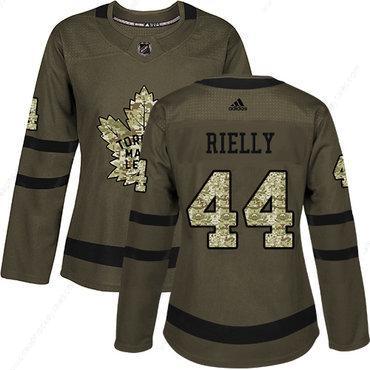 Adidas Toronto Maple Leafs #44 Morgan Rielly Green Salute To Service Women’s Stitched NHL Jersey