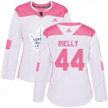 Adidas Toronto Maple Leafs #44 Morgan Rielly White Pink Authentic Fashion Women’s Stitched NHL Jersey