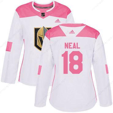 Adidas Vegas Golden Knights #18 James Neal White Pink Authentic Fashion Women’s Stitched NHL Jersey