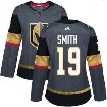 Adidas Vegas Golden Knights #19 Reilly Smith Grey Home Authentic Women’s Stitched NHL Jersey