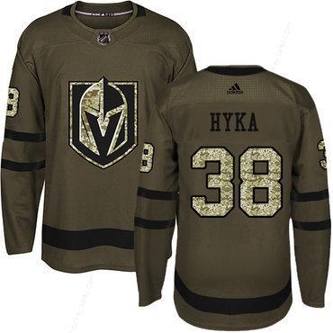 Adidas Vegas Golden Knights #38 Tomas Hyka Green Salute To Service Stitched Youth NHL Jersey