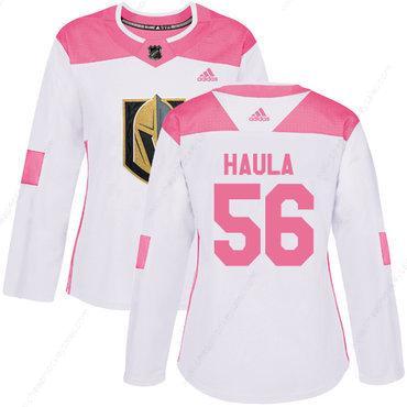 Adidas Vegas Golden Knights #56 Erik Haula White Pink Authentic Fashion Women’s Stitched NHL Jersey