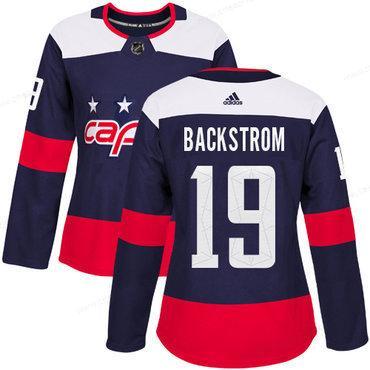 Adidas Washington Capitals #19 Nicklas Backstrom Navy Authentic 2018 Stadium Series Women’s Stitched NHL Jersey