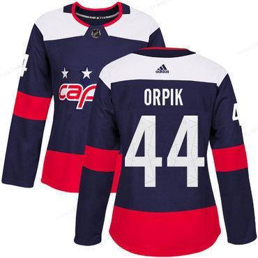 Adidas Washington Capitals #44 Brooks Orpik Navy Authentic 2018 Stadium Series Women’s Stitched NHL Jersey