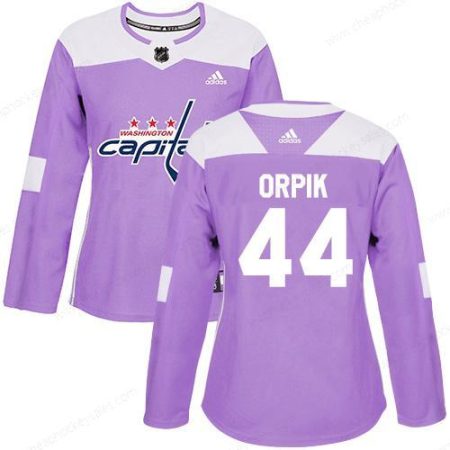 Adidas Washington Capitals #44 Brooks Orpik Purple Authentic Fights Cancer Women’s Stitched NHL Jersey