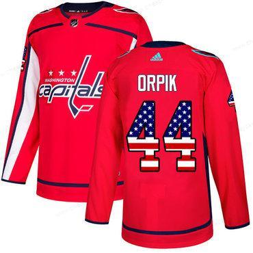 Adidas Washington Capitals #44 Brooks Orpik Red Home Authentic Usa Flag Stitched Youth NHL Jersey