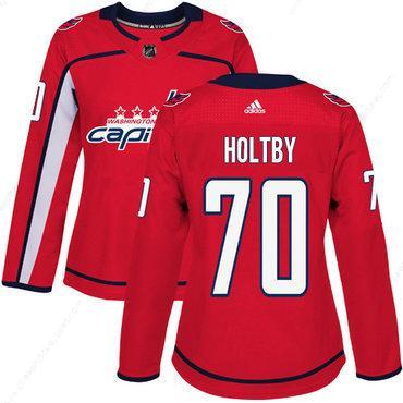 Adidas Washington Capitals #70 Braden Holtby Red Home Authentic Women’s Stitched NHL Jersey