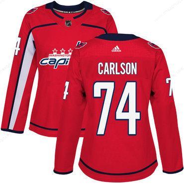 Adidas Washington Capitals #74 John Carlson Red Home Authentic Women’s Stitched NHL Jersey