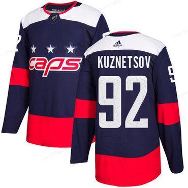 Adidas Washington Capitals #92 Evgeny Kuznetsov Navy Authentic 2018 Stadium Series Stitched Youth NHL Jersey