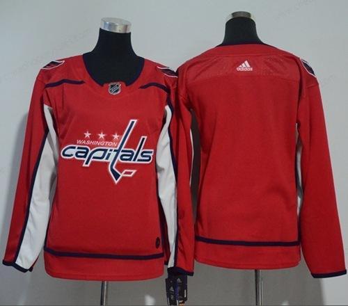 Adidas Washington Capitals Blank Red Home Authentic Women’s Stitched NHL Jersey