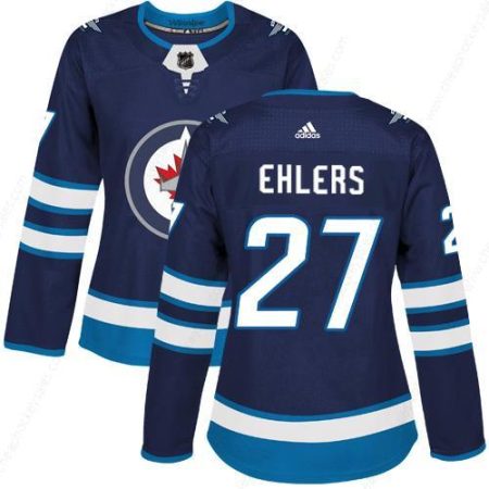 Adidas Winnipeg Jets #27 Nikolaj Ehlers Navy Blue Home Authentic Women’s Stitched NHL Jersey