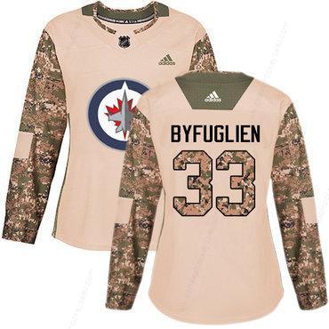 Adidas Winnipeg Jets #33 Dustin Byfuglien Camo Authentic 2017 Veterans Day Women’s Stitched NHL Jersey