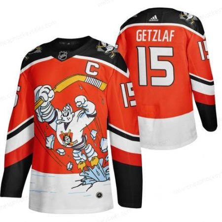 Anaheim Ducks #15 Ryan Getzlaf Red Men’s Adidas 2020-21 Reverse Retro Alternate NHL Jersey