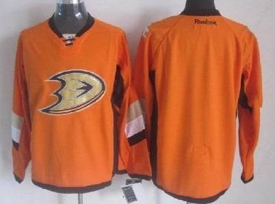 Anaheim Ducks Blank 2014 Stadium Series Orange Jersey