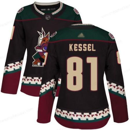 Arizona Coyotes #81 Phil Kessel Black Alternate Authentic Women’s Stitched Hockey Jersey