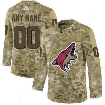 Arizona Coyotes Camo Men’s Customized Adidas Jersey
