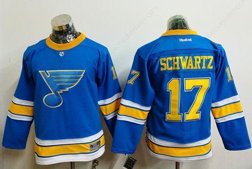 Blues #17 Jaden Schwartz Light Blue 2017 Winter Classic Stitched Youth NHL Jersey