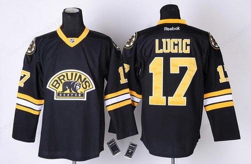 Boston Bruins #17 Milan Lucic Black Third Jersey