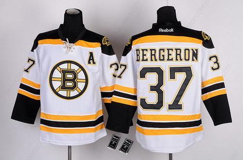 Boston Bruins #37 Patrice Bergeron White Jersey