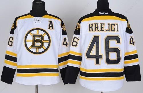 Boston Bruins #46 David Krejci White Jersey