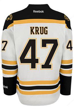 Boston Bruins #47 Torey Krug White Jersey