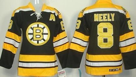 Boston Bruins #8 Cam Neely Black Throwback CCM Women’s Jersey