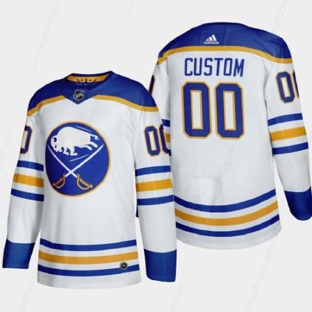 Buffalo Sabres Custom Men’s Adidas 2020-21 Away Authentic Player Stitched NHL Jersey White