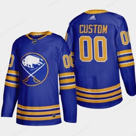 Buffalo Sabres Custom Men’s Adidas 2020-21 Home Authentic Player Stitched NHL Jersey Royal Blue