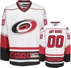 Carolina Hurricanes Men’s Customized White Jersey