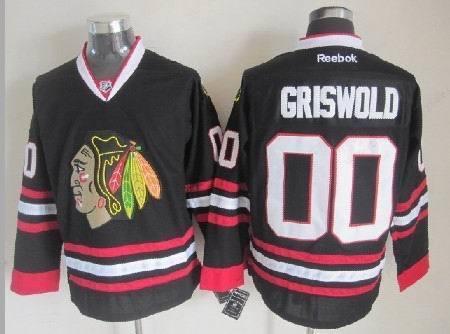 Chicago Blackhawks #00 Clark Griswold Black Jersey