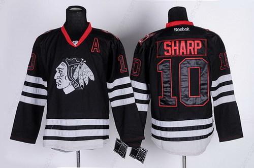 Chicago Blackhawks #10 Patrick Sharp Black Ice Jersey