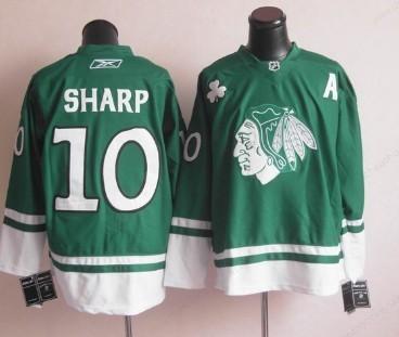 Chicago Blackhawks #10 Patrick Sharp St. Patrick’S Day Green Jersey