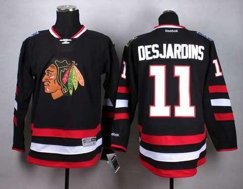 Chicago Blackhawks #11 Andrew Desjardins 2014 Stadium Series Black Jersey