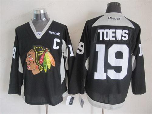 Chicago Blackhawks #19 Jonathan Toews 2014 Training Black Jersey