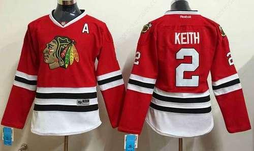 Chicago Blackhawks #2 Duncan Keith Red Women’s Jersey